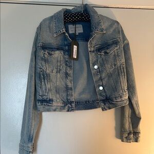 All Saints Blue Jean Jacket
